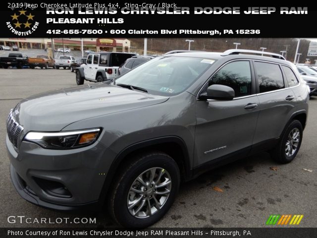 2019 Jeep Cherokee Latitude Plus 4x4 in Sting-Gray