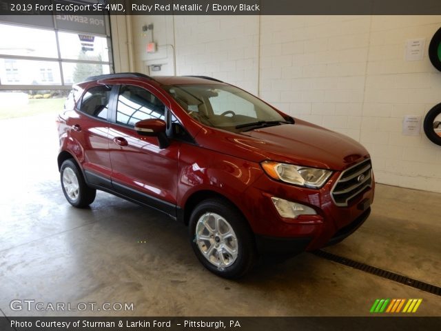 2019 Ford EcoSport SE 4WD in Ruby Red Metallic
