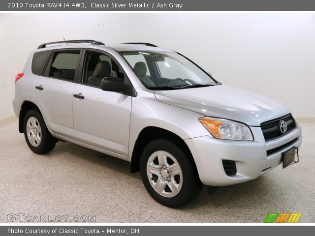 2010 Toyota RAV4 I4 4WD in Classic Silver Metallic