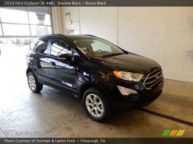 2019 Ford EcoSport SE 4WD in Shadow Black