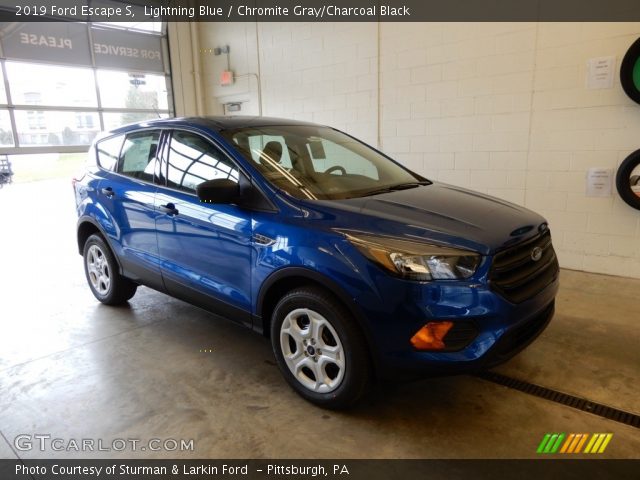 2019 Ford Escape S in Lightning Blue