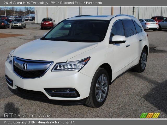 2016 Acura MDX Technology in White Diamond Pearl