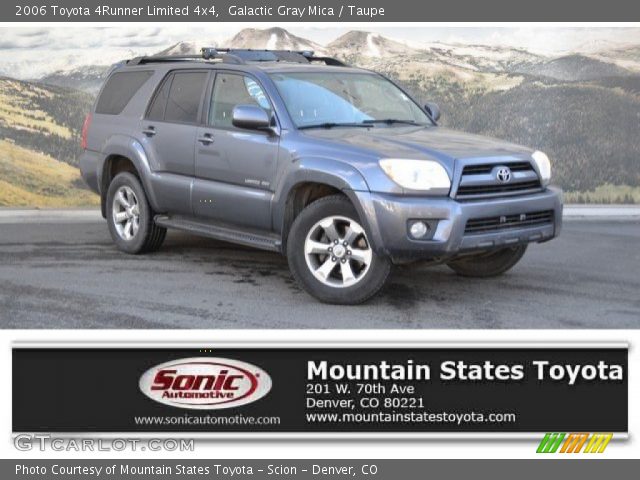 2006 Toyota 4Runner Limited 4x4 in Galactic Gray Mica