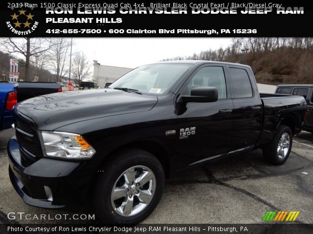 2019 Ram 1500 Classic Express Quad Cab 4x4 in Brilliant Black Crystal Pearl