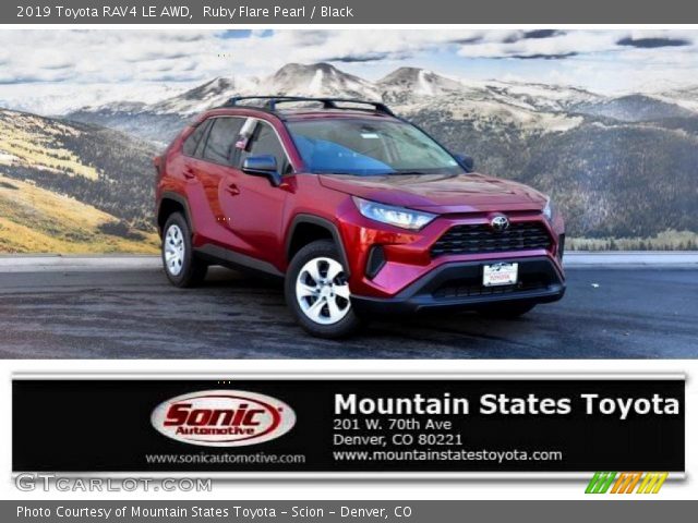 2019 Toyota RAV4 LE AWD in Ruby Flare Pearl