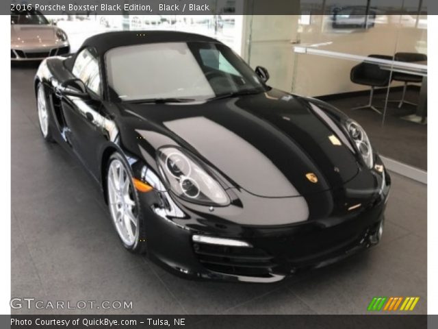 2016 Porsche Boxster Black Edition in Black