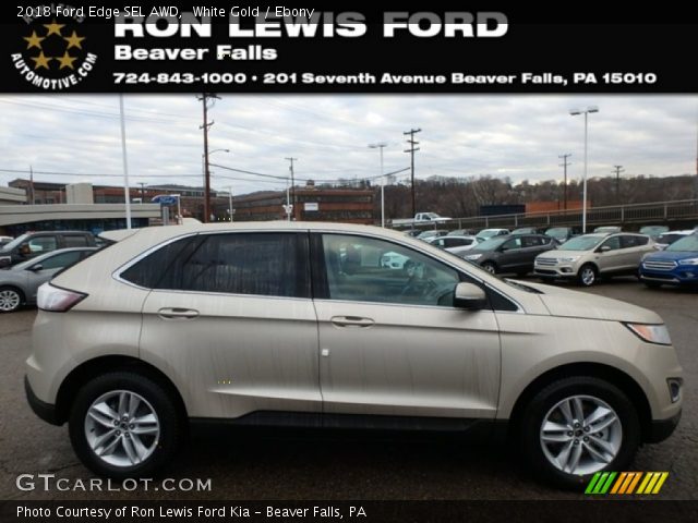 2018 Ford Edge SEL AWD in White Gold