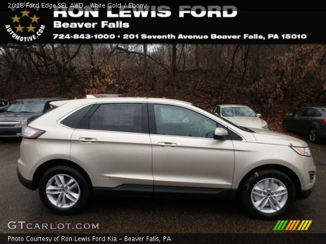 2018 Ford Edge SEL AWD in White Gold