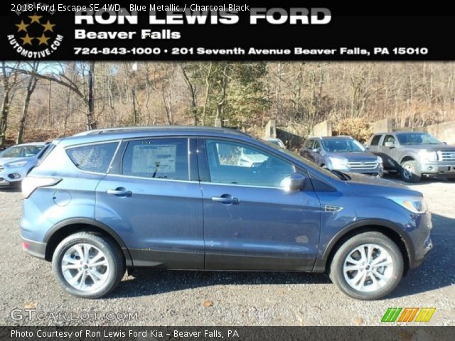 2018 Ford Escape SE 4WD in Blue Metallic