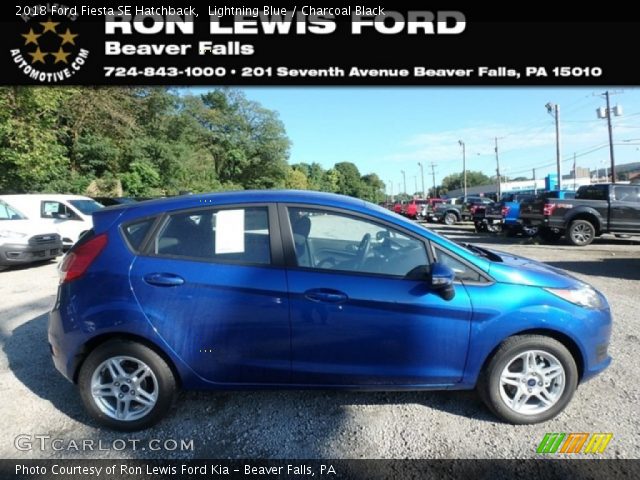 2018 Ford Fiesta SE Hatchback in Lightning Blue