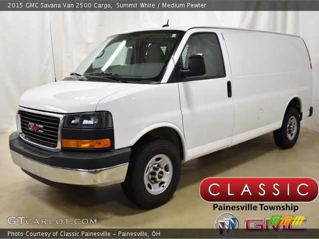 2015 GMC Savana Van 2500 Cargo in Summit White