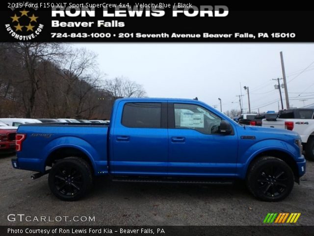 2019 Ford F150 XLT Sport SuperCrew 4x4 in Velocity Blue