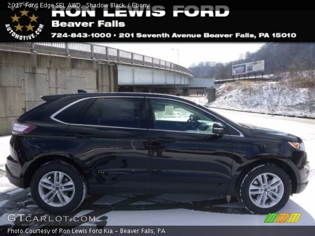 2017 Ford Edge SEL AWD in Shadow Black