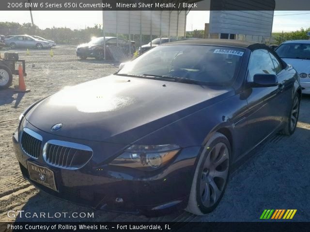 2006 BMW 6 Series 650i Convertible in Mineral Silver Metallic