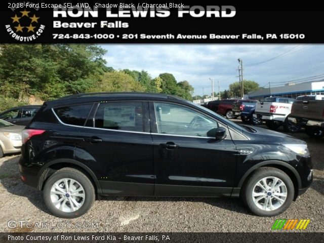 2018 Ford Escape SEL 4WD in Shadow Black