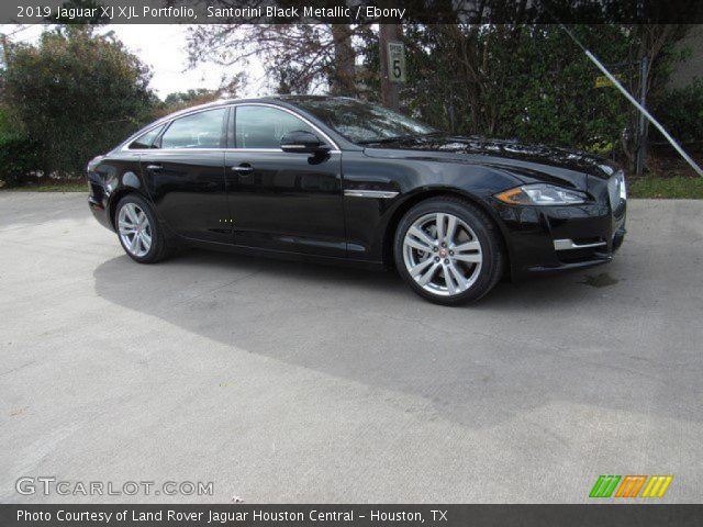2019 Jaguar XJ XJL Portfolio in Santorini Black Metallic