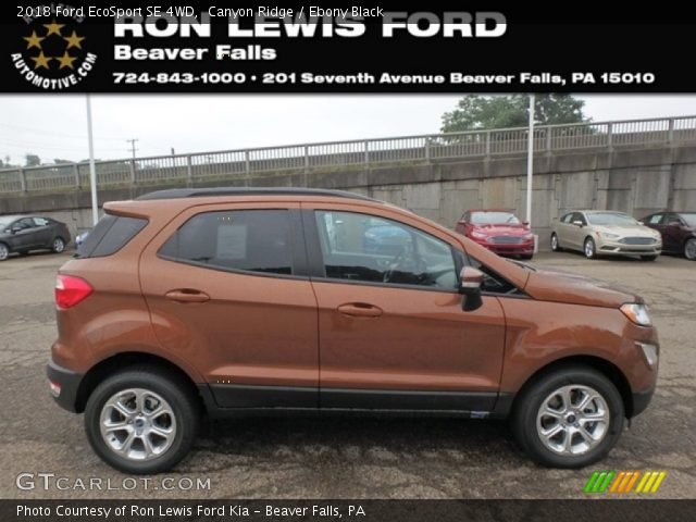 2018 Ford EcoSport SE 4WD in Canyon Ridge