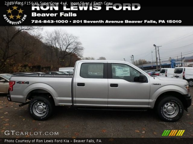 2019 Ford F150 XL SuperCrew 4x4 in Ingot Silver