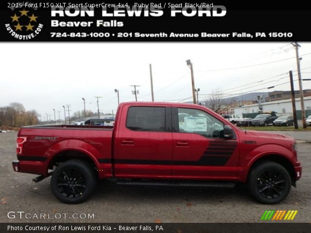 2019 Ford F150 XLT Sport SuperCrew 4x4 in Ruby Red