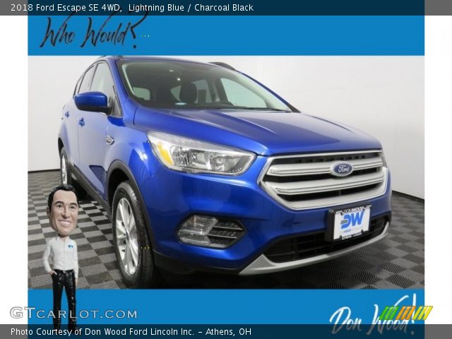 2018 Ford Escape SE 4WD in Lightning Blue