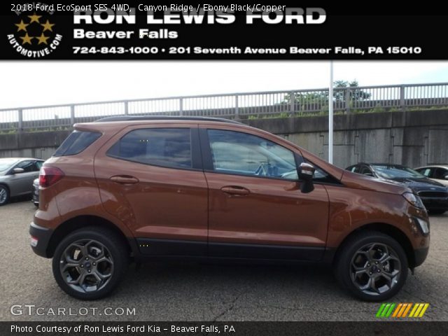 2018 Ford EcoSport SES 4WD in Canyon Ridge
