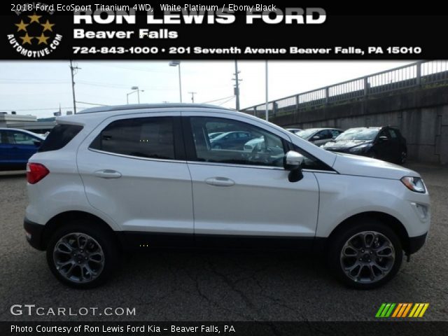 2018 Ford EcoSport Titanium 4WD in White Platinum