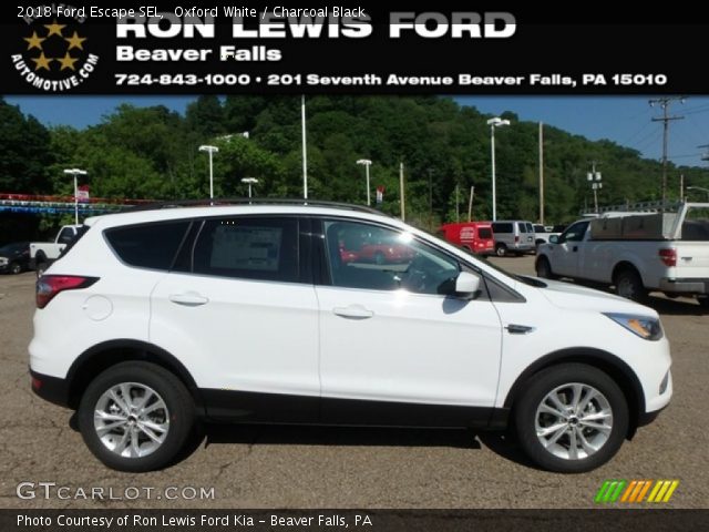 2018 Ford Escape SEL in Oxford White