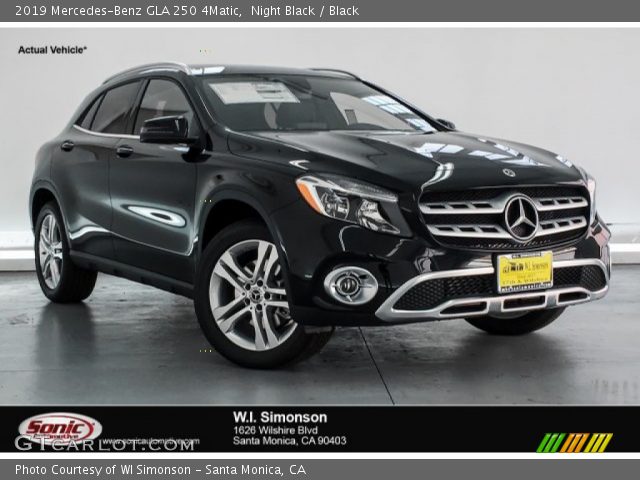 2019 Mercedes-Benz GLA 250 4Matic in Night Black