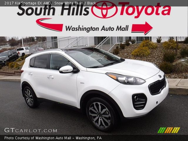 2017 Kia Sportage EX AWD in Snow White Pearl