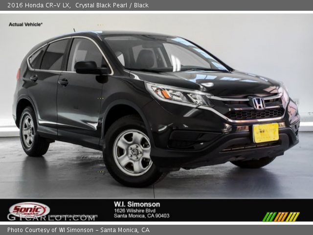 2016 Honda CR-V LX in Crystal Black Pearl