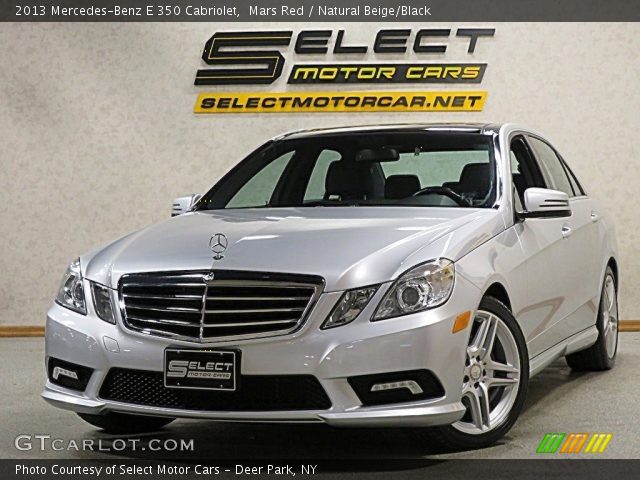 2013 Mercedes-Benz E 350 Cabriolet in Mars Red