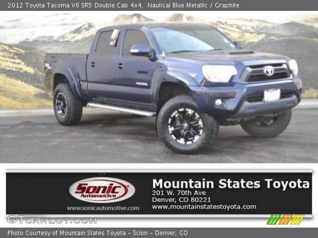 2012 Toyota Tacoma V6 SR5 Double Cab 4x4 in Nautical Blue Metallic