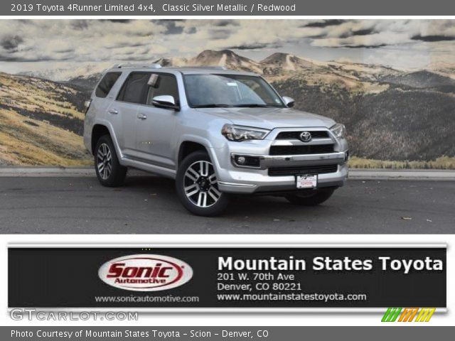 2019 Toyota 4Runner Limited 4x4 in Classic Silver Metallic