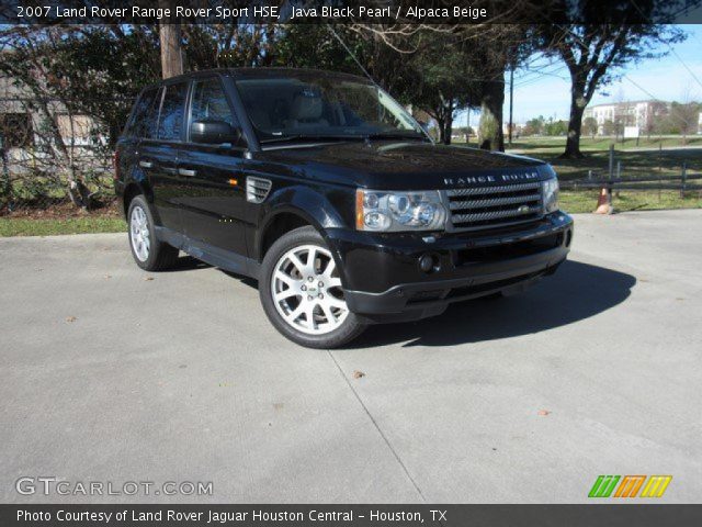 2007 Land Rover Range Rover Sport HSE in Java Black Pearl