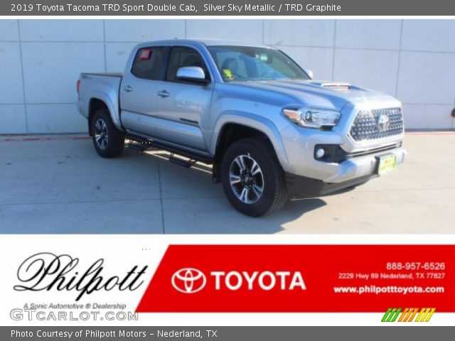 2019 Toyota Tacoma TRD Sport Double Cab in Silver Sky Metallic