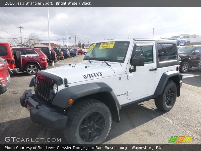 2016 Jeep Wrangler Sport in Bright White