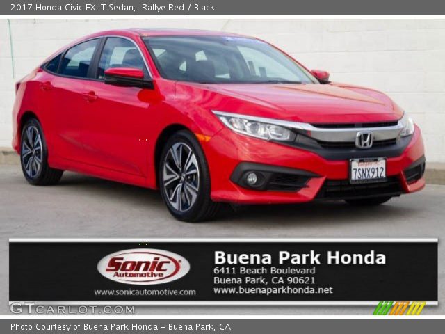 2017 Honda Civic EX-T Sedan in Rallye Red