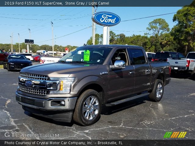 2019 Ford F150 XLT SuperCrew in Stone Gray