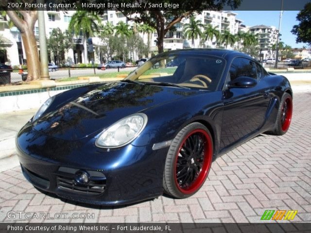 2007 Porsche Cayman S in Midnight Blue Metallic