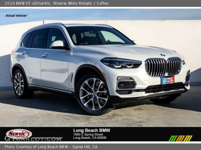 2019 BMW X5 xDrive40i in Mineral White Metallic