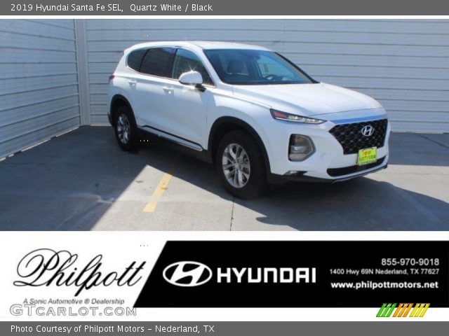2019 Hyundai Santa Fe SEL in Quartz White