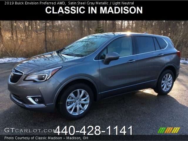 2019 Buick Envision Preferred AWD in Satin Steel Gray Metallic