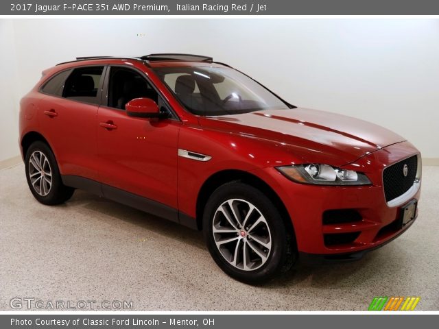 2017 Jaguar F-PACE 35t AWD Premium in Italian Racing Red