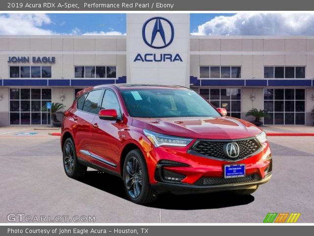 2019 Acura RDX A-Spec in Performance Red Pearl