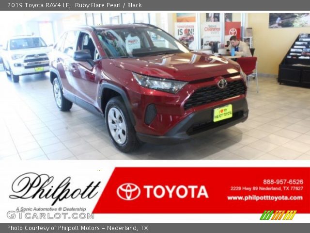 2019 Toyota RAV4 LE in Ruby Flare Pearl