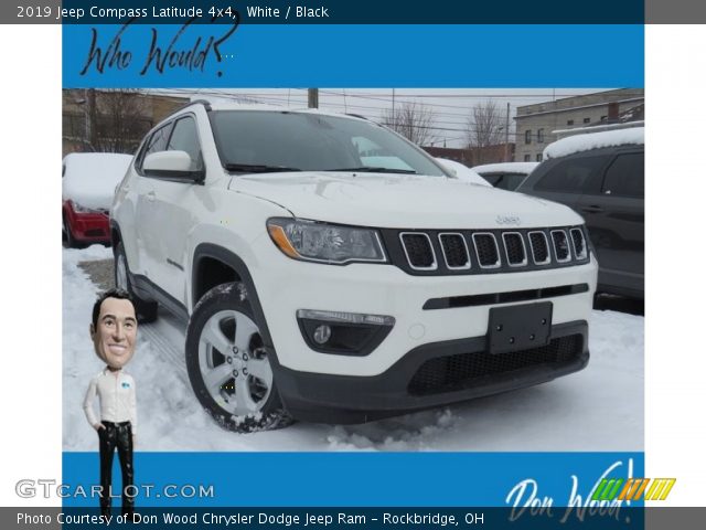 2019 Jeep Compass Latitude 4x4 in White