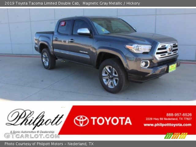 2019 Toyota Tacoma Limited Double Cab in Magnetic Gray Metallic