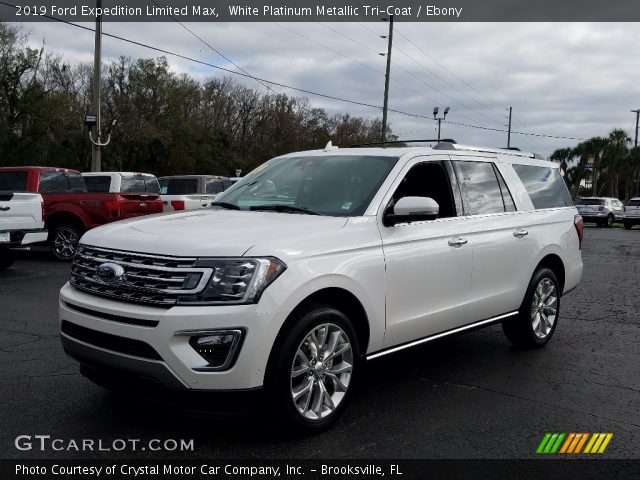 2019 Ford Expedition Limited Max in White Platinum Metallic Tri-Coat