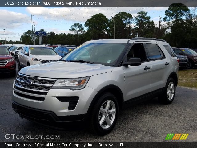 2019 Ford Explorer FWD in Ingot Silver