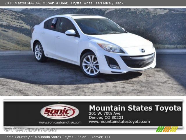 2010 Mazda MAZDA3 s Sport 4 Door in Crystal White Pearl Mica